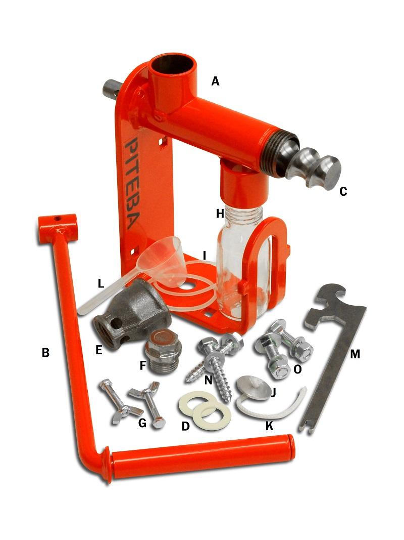 Piteba oil expeller parts list